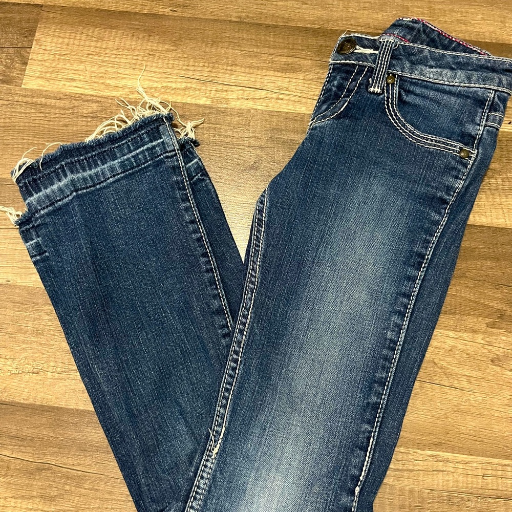 Miss me bootcut jeans size 10 in young girls.